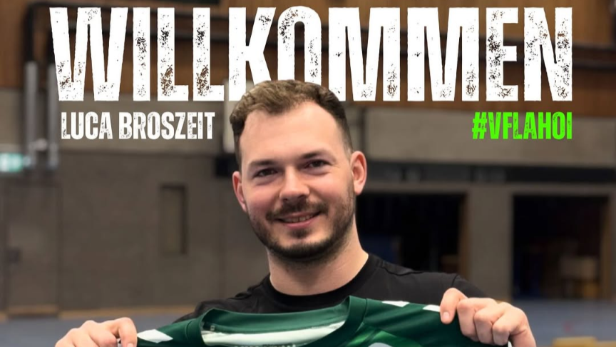 Ein neuer Linksaußen für die 1. Herren